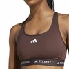 Urheiluliivit Adidas Techfit Medium Ruskea