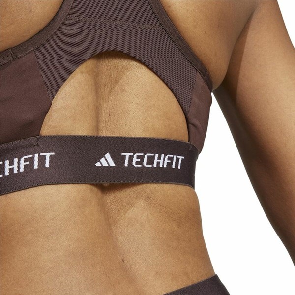 Urheiluliivit Adidas Techfit Medium Ruskea