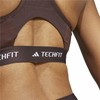 Urheiluliivit Adidas Techfit Medium Ruskea