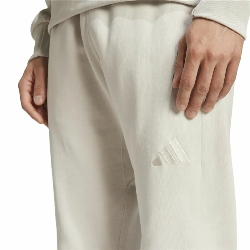 Ilgos sportinės kelnės Adidas All Szn French Terry Regular Tapered Balta Rusvai gelsva Vyras