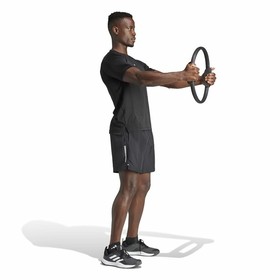 Men’s Short Sleeve T-Shirt Adidas Essentials Gym+ Black