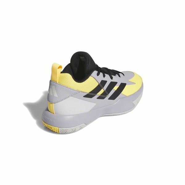 Krepšinio sportbačiai vaikams Adidas Cross Em Up Select Mid Geltona Pilka