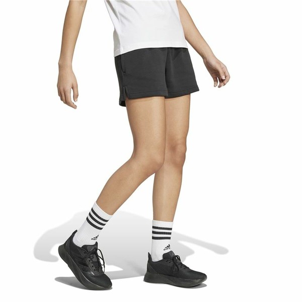 Urheilushortsit Adidas Essentials Small Logo Fleece Shorts Musta