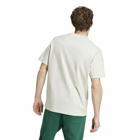 Men’s Short Sleeve T-Shirt Adidas All Szn White Beige