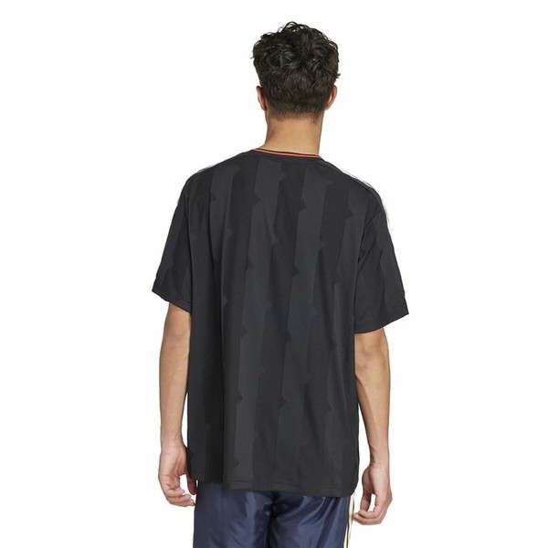Men’s Short Sleeve T-Shirt Adidas House Of Tiro Jacquard Jersey Black