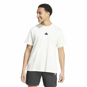 Men’s Short Sleeve T-Shirt Adidas Brand Love White