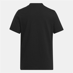 Sieviešu Krekls ar Īsām Piedurknēm Reebok Identity Big Logo Melns