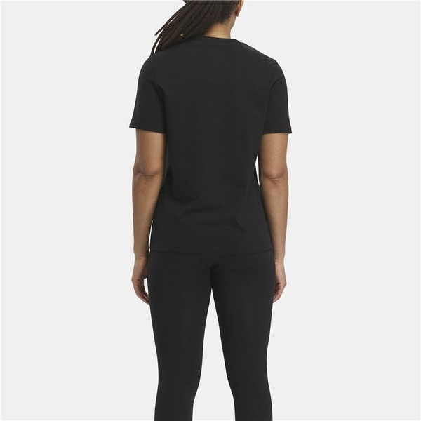 Women’s Short Sleeve T-Shirt Reebok Identity Big Logo Black