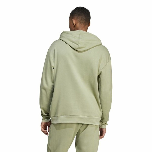 Men’s Hoodie Adidas Brand Love French Terry Hoodie Green Light Green