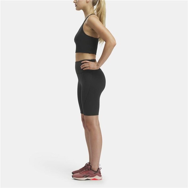 Moteriškos sportinės tamprės Reebok Identity Sl Fitted Short Juoda