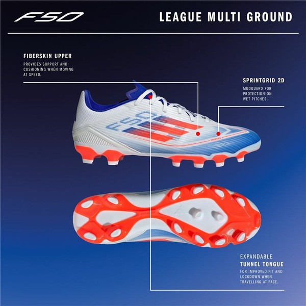Futbolo batai suaugusiems Adidas F50 League Balta