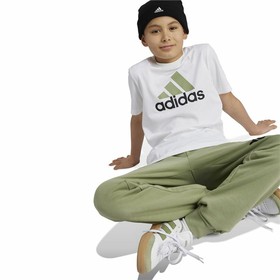 Unisex Short Sleeve T-Shirt Adidas Essentials White