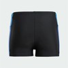 Children’s Bathing Costume Adidas Colorblock 3-Stripes Black