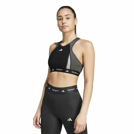 Sportinė liemenėlė Adidas Techfit  Juoda