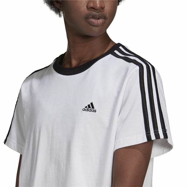 Vīriešu Krekls ar Īsām Piedurknēm Adidas Balts