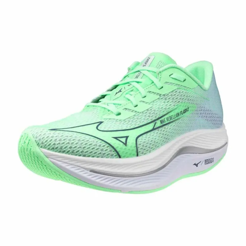 Беговые кроссовки для взрослых Mizuno Wave Rebellion Flash 2 Аквамарин