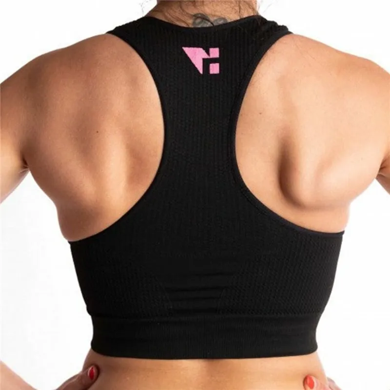 Women’s Sports Top Hanker Cane  Black Running