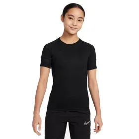 Krekls ar Īsām Piedurknēm Bērniem Nike Dri-Fit Academy Girls Melns