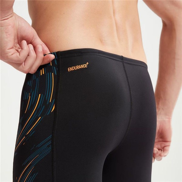 Men’s Bathing Costume Speedo Tech Panel Jammer Black