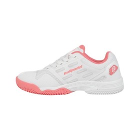 Adult's Padel Trainers Bullpadel Indiga W 25I White Pink