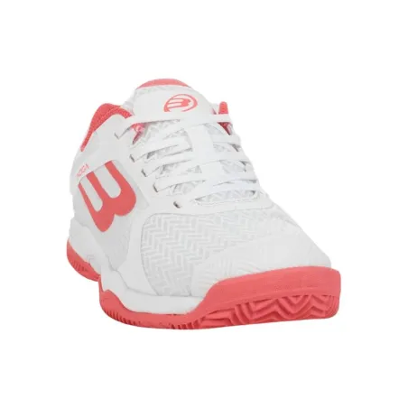Adult's Padel Trainers Bullpadel Indiga W 25I White Pink
