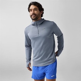 Толстовка с капюшоном мужская Brooks Notch Thermal 3.0 Светло-серый