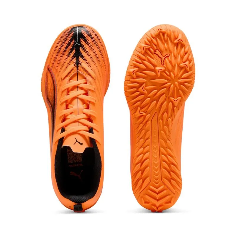 Childrens Football Boots Puma Ultra 6 Play Tt Heat Fire- B
