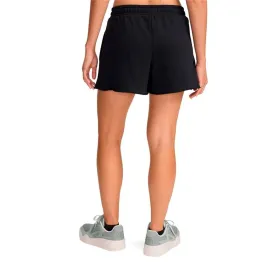 Naisten urheilushortsit Under Armour Rival Terry Short Musta