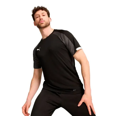 Спортивная футболка с коротким рукавом, мужская Puma Individual liga Чёрный