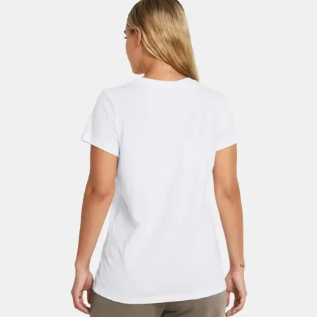 Sieviešu Krekls ar Īsām Piedurknēm Under Armour UA Sportstyle Logo Balts