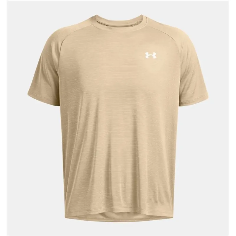 Lühikeste varrukatega T-särk, meeste Under Armour Tech Textured SS Beež