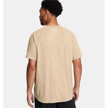Lühikeste varrukatega T-särk, meeste Under Armour Tech Textured SS Beež