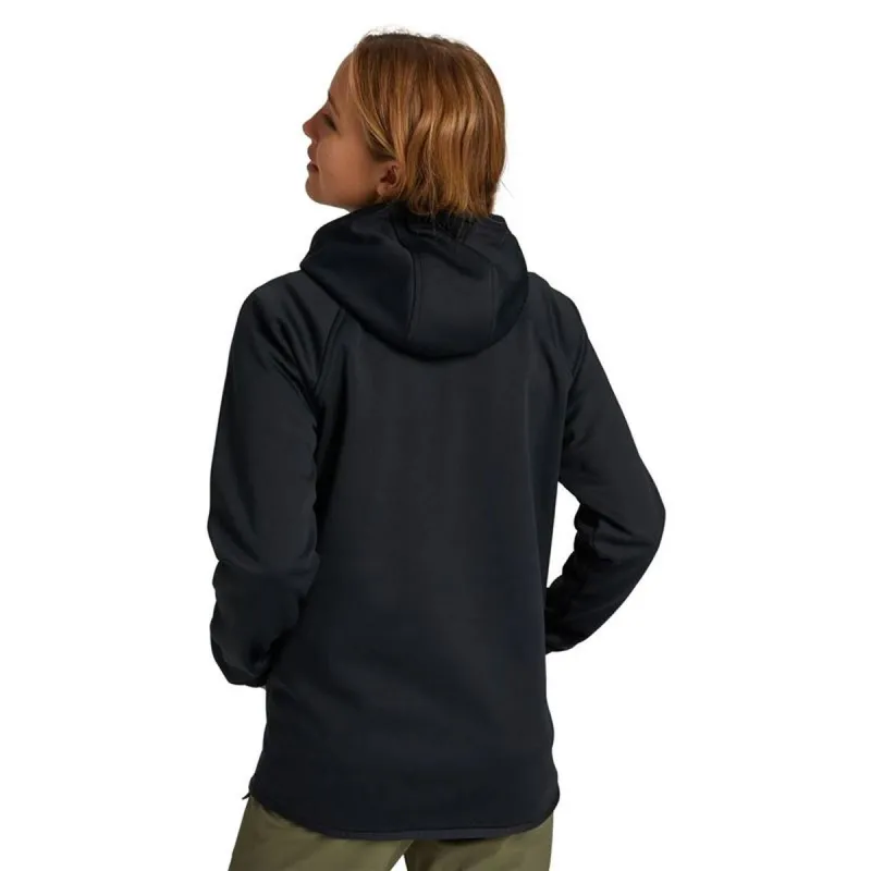 Men’s Hoodie Burton Crown Weatherproof Pullover Fleece Black