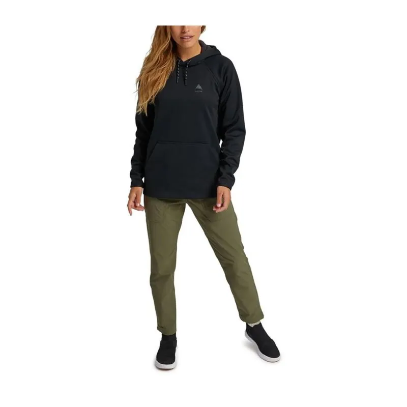 Men’s Hoodie Burton Crown Weatherproof Pullover Fleece Black