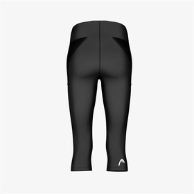 Moteriškos sportinės tamprės Head Tech 3/4 Tights Juoda