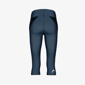 Moteriškos sportinės tamprės Head Tech 3/4 Tights Tamsiai mėlyna