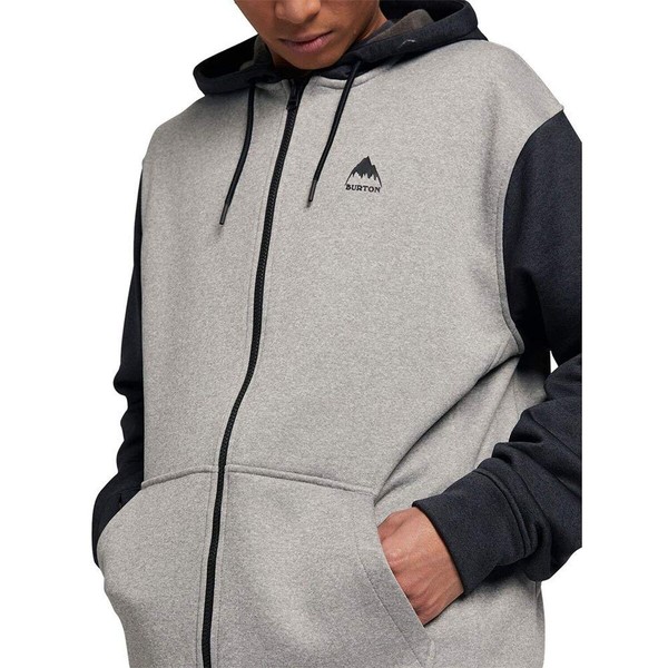 Men’s Hoodie Burton Oak Full-Zip Black