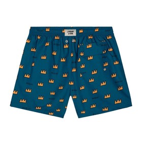 Men’s Bathing Costume Jimmy Lion Basquiat Batman Blue