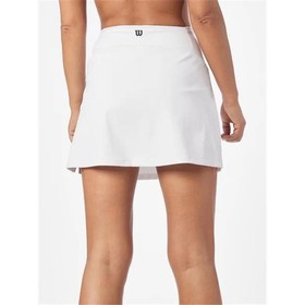 Padelio sijonas Wilson Team Flat Front Balta