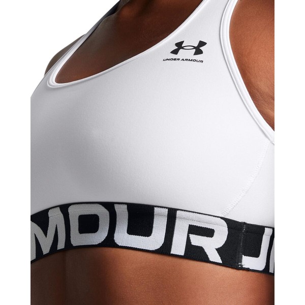 Urheiluliivit Under Armour Hg Mid Branded Valkoinen