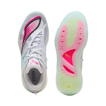 Basketball Shoes for Adults Puma All-Pro Nitro™ 2 White