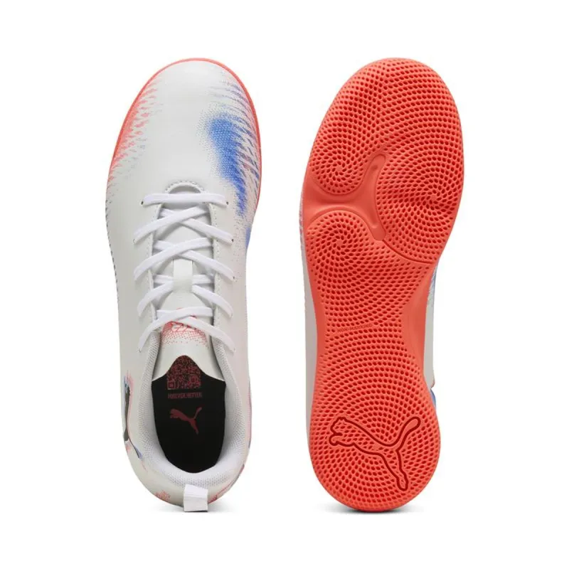 Children's Indoor Football Shoes Puma Future 8 Play It White