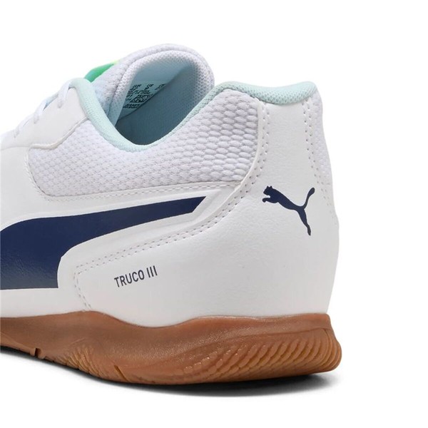Adult's Indoor Football Shoes Puma Truco III White