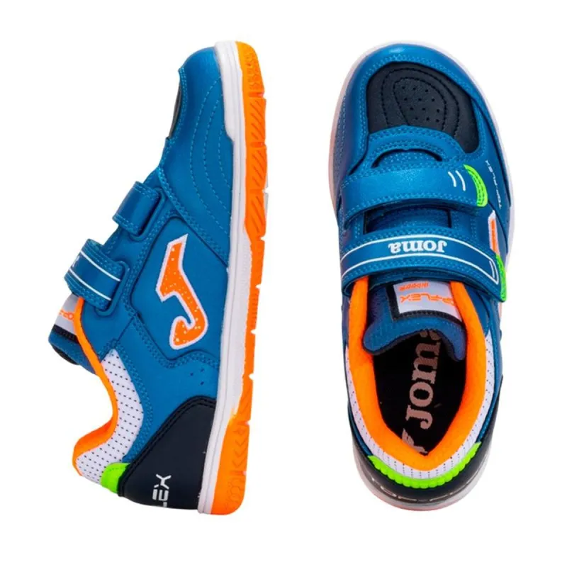 Children's Indoor Football Shoes Joma Sport Top Flex 2504 Blue