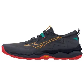 Мужские трейловые кроссовки (бег в горах) Mizuno Wave Daichi 9 Темно-серый