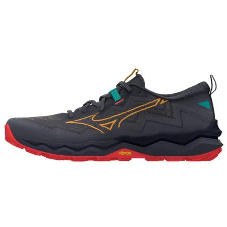 Мужские трейловые кроссовки (бег в горах) Mizuno Wave Daichi 9 Темно-серый