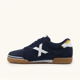 Adult's Indoor Football Shoes Munich Gresca 323 Dark blue