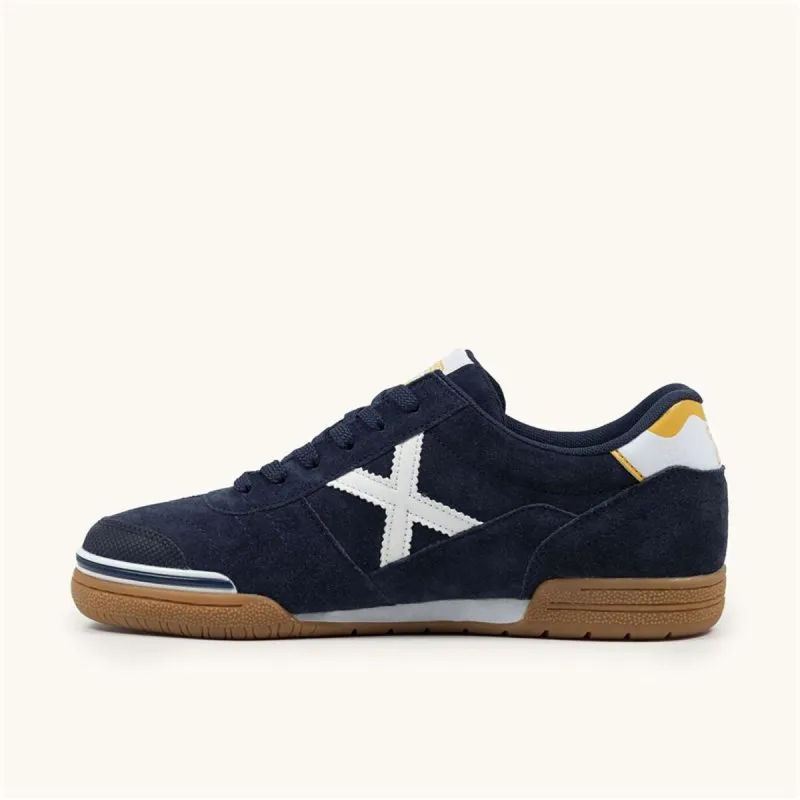 Adult's Indoor Football Shoes Munich Gresca 323 Dark blue