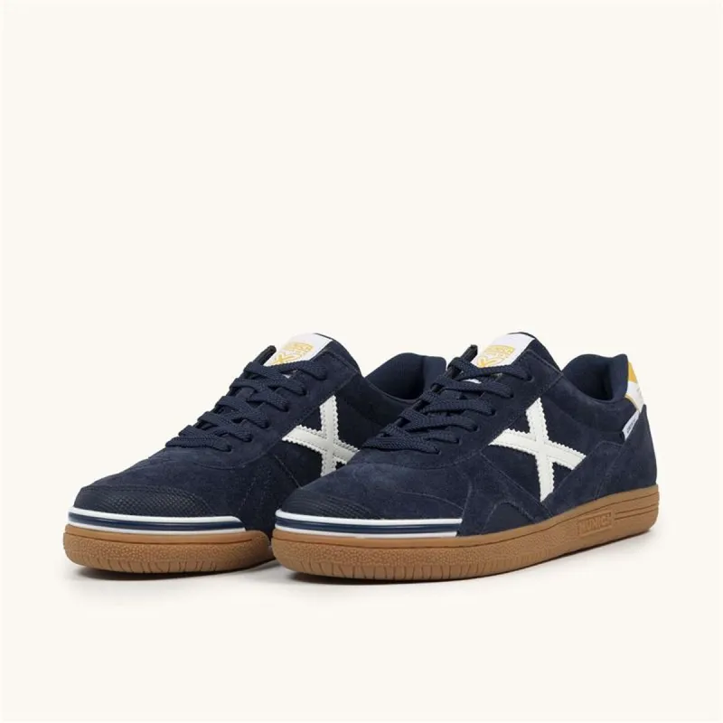 Adult's Indoor Football Shoes Munich Gresca 323 Dark blue
