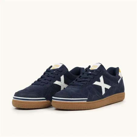 Adult's Indoor Football Shoes Munich Gresca 323 Dark blue